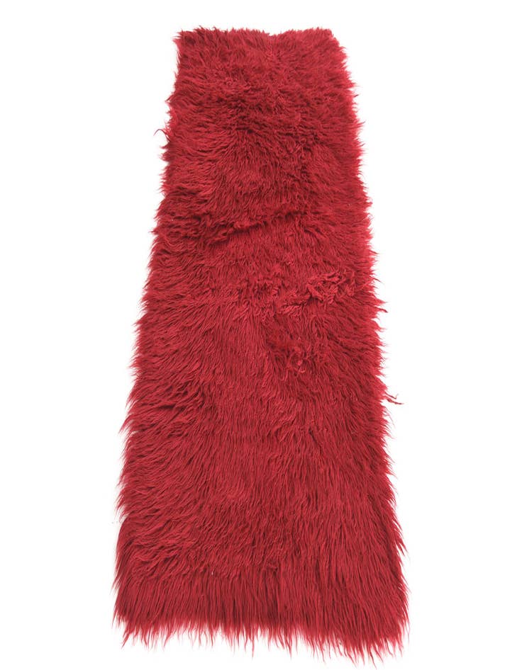 Detail image of  2' x 4' 2  Hand Knotted Moroccan Wool Runner Rug