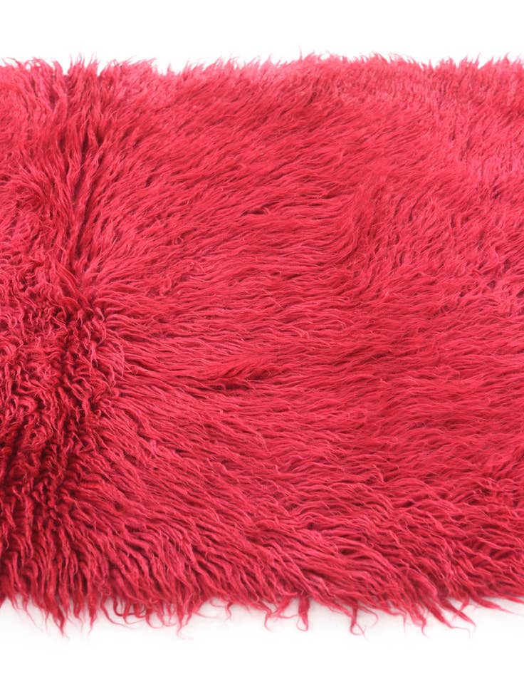 Detail image of  2' 2 x 5' 8  Hand Knotted Moroccan Wool Runner Rug