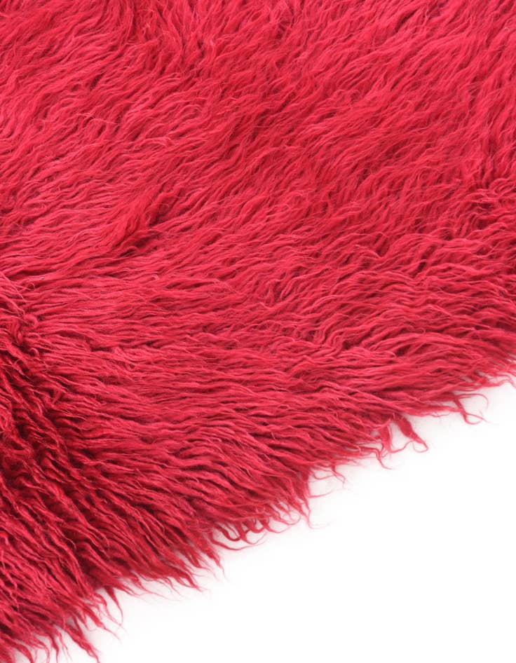 Detail image of  2' 2 x 5' 8  Hand Knotted Moroccan Wool Runner Rug