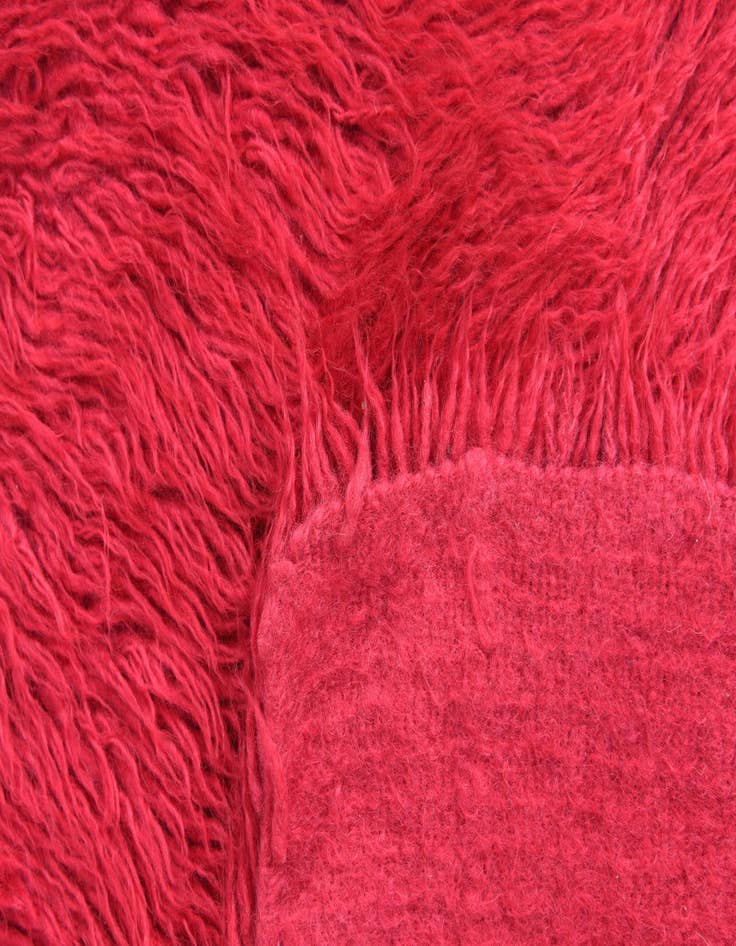 Detail image of  2' 2 x 5' 8  Hand Knotted Moroccan Wool Runner Rug