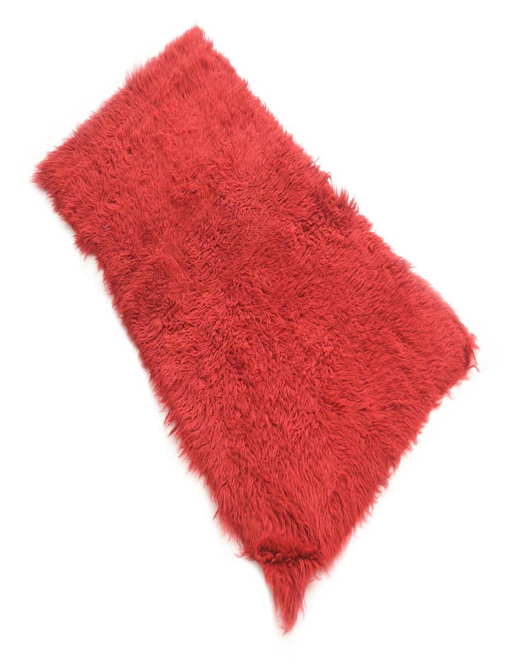 Detail image of  2' 3 x 4' 6  Hand Knotted Moroccan Wool Runner Rug