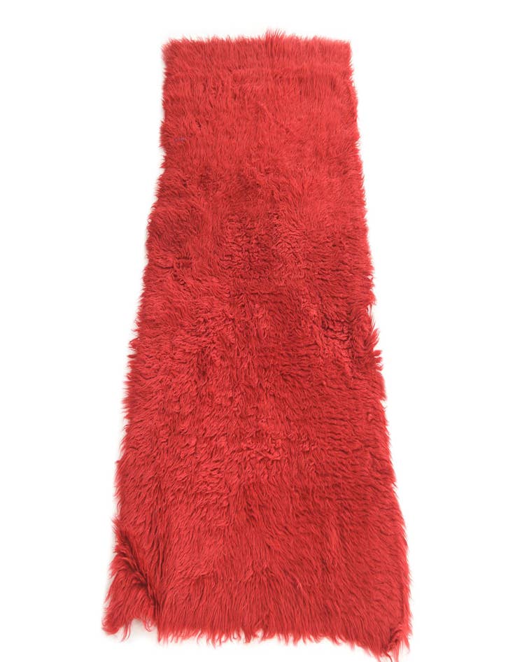 Detail image of  2' 3 x 4' 6  Hand Knotted Moroccan Wool Runner Rug