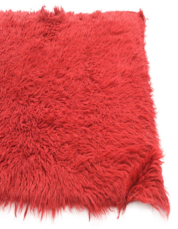 Detail image of  2' 3 x 4' 6  Hand Knotted Moroccan Wool Runner Rug