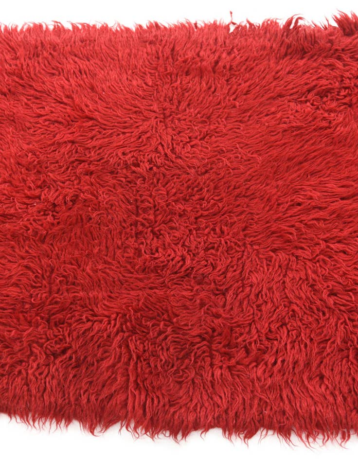 Detail image of  2' 3 x 4' 6  Hand Knotted Moroccan Wool Runner Rug