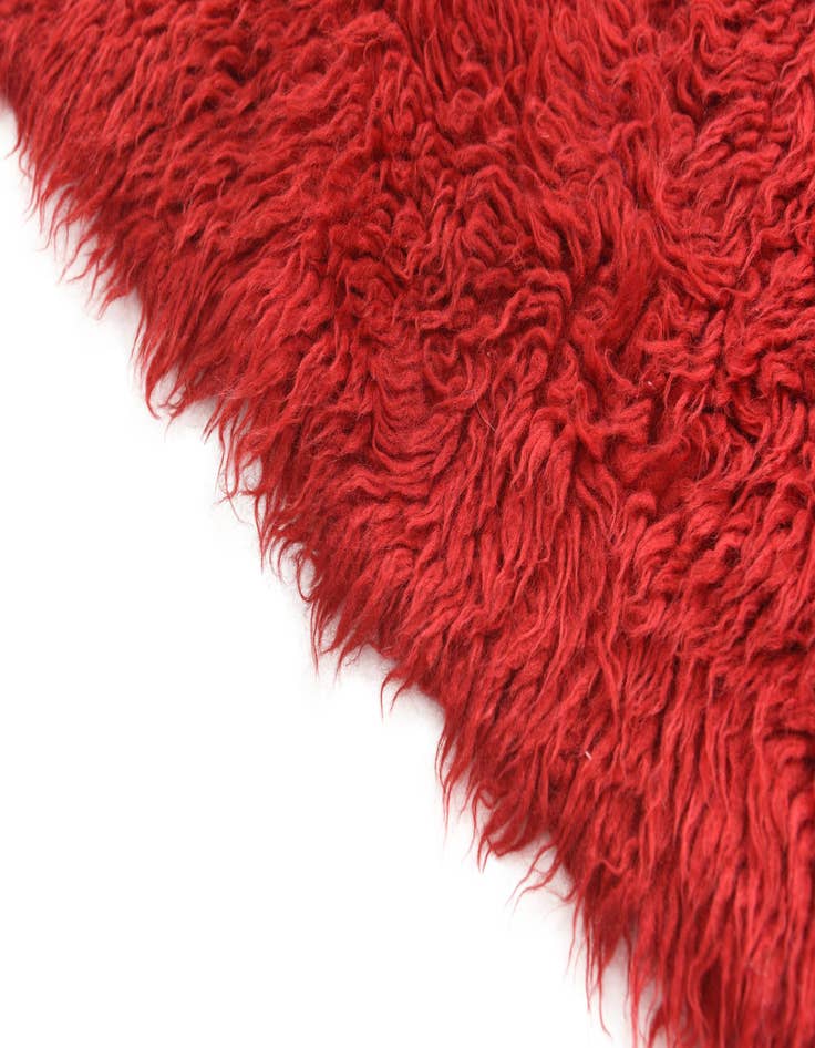 Detail image of  2' 3 x 4' 6  Hand Knotted Moroccan Wool Runner Rug