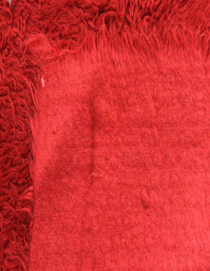 Detail image of  2' 3 x 4' 6  Hand Knotted Moroccan Wool Runner Rug