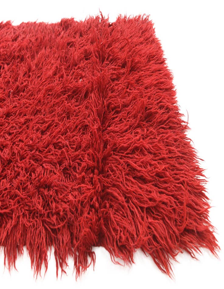 Detail image of  3' x 6' 6  Hand Knotted Moroccan Wool Runner Rug