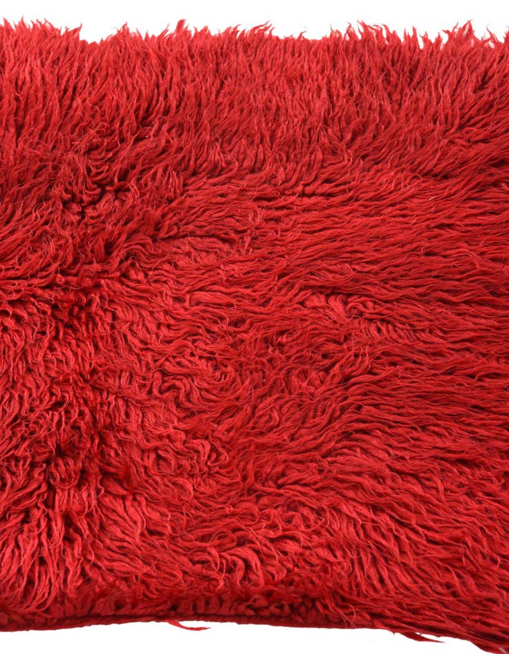 Detail image of  2' x 4'  Hand Knotted Moroccan Wool Runner Rug