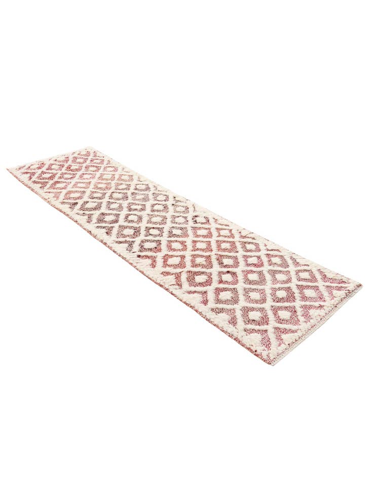 Detail image of  2' 5 x 8' 5  Hand Knotted Moroccan Wool Runner Rug