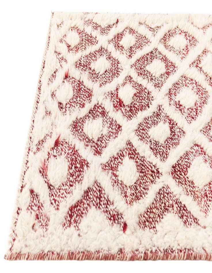 Detail image of  2' 5 x 8' 5  Hand Knotted Moroccan Wool Runner Rug