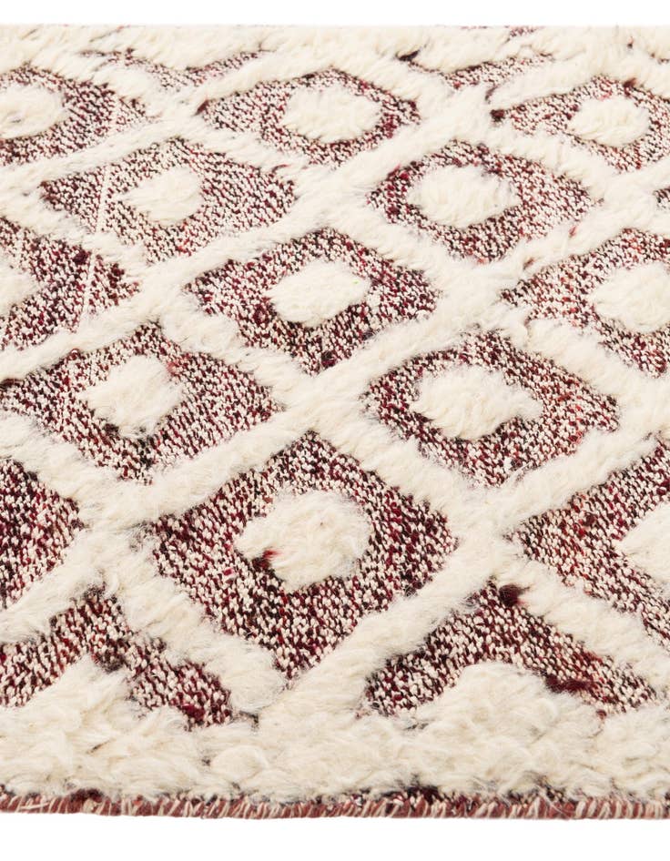 Detail image of  2' 5 x 8' 5  Hand Knotted Moroccan Wool Runner Rug