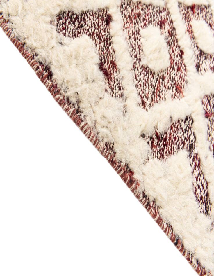 Detail image of  2' 5 x 8' 5  Hand Knotted Moroccan Wool Runner Rug