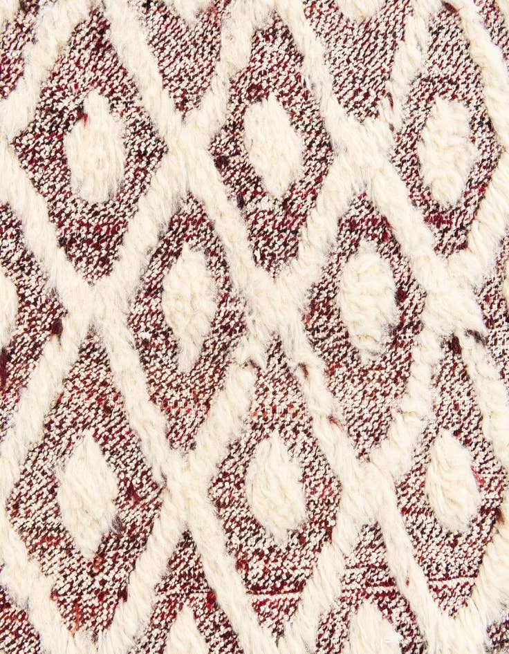 Detail image of  2' 5 x 8' 5  Hand Knotted Moroccan Wool Runner Rug