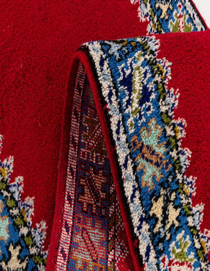 Detail image of  2' 8 x 10' 1  Hand Knotted Moroccan Wool Runner Rug