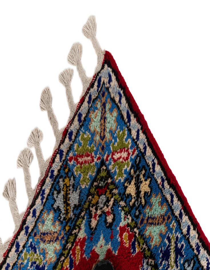 Detail image of  2' 8 x 10' 1  Hand Knotted Moroccan Wool Runner Rug