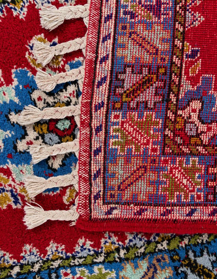 Detail image of  2' 8 x 10' 1  Hand Knotted Moroccan Wool Runner Rug