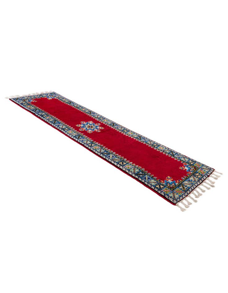 Detail image of  2' 8 x 10' 1  Hand Knotted Moroccan Wool Runner Rug