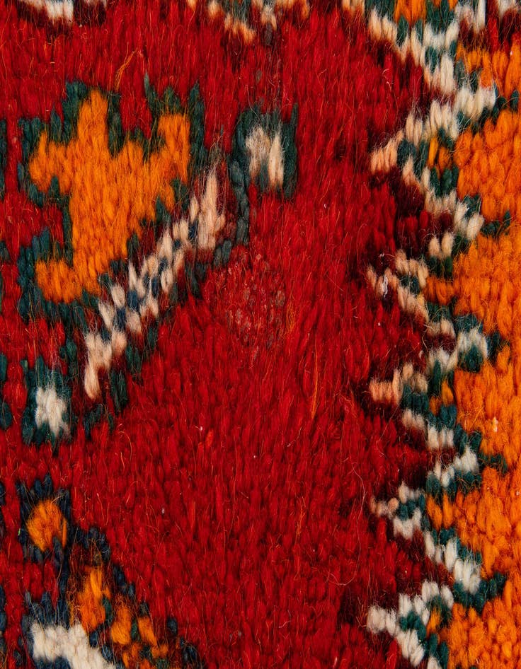 Detail image of  2' 5 x 5' 6  Hand Knotted Moroccan Wool Runner Rug