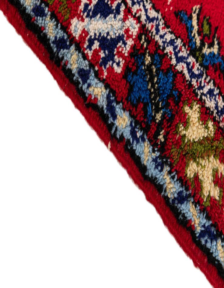 Detail image of  2' 10 x 9' 6  Hand Knotted Moroccan Wool Runner Rug