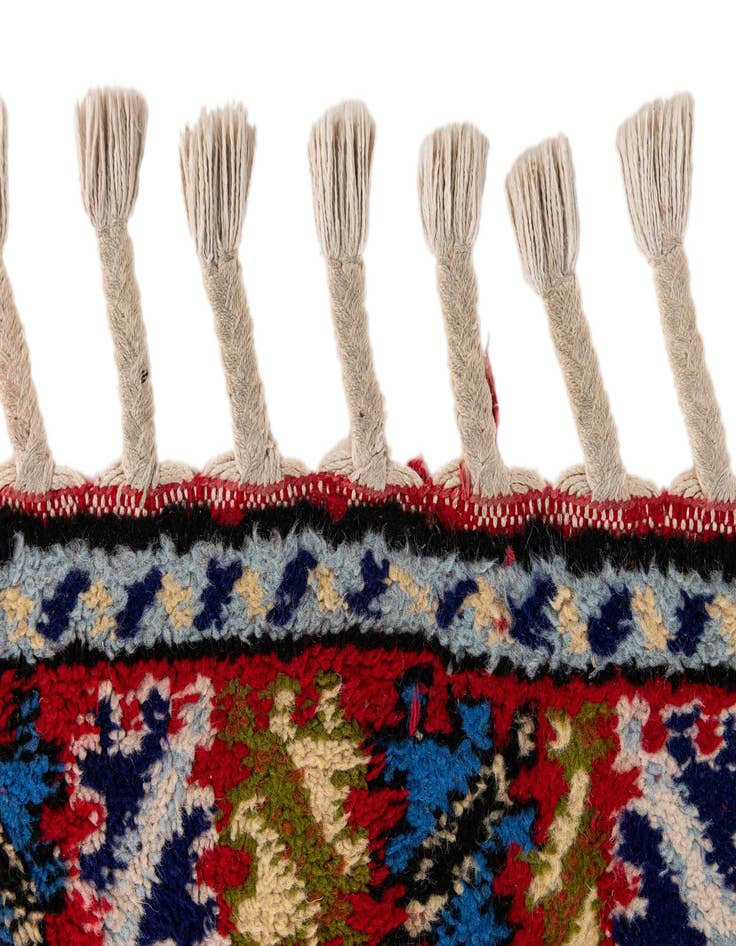 Detail image of  2' 10 x 9' 6  Hand Knotted Moroccan Wool Runner Rug