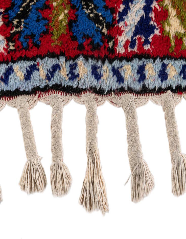 Detail image of  2' 10 x 9' 6  Hand Knotted Moroccan Wool Runner Rug