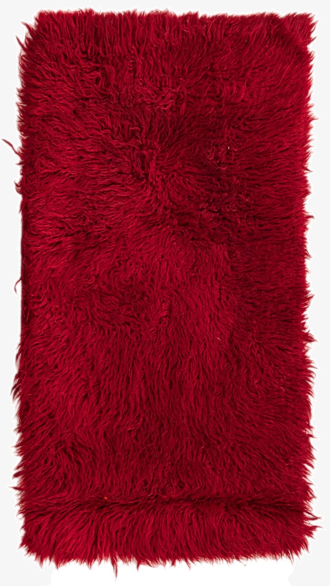  2' x 4'  Hand Knotted Moroccan Wool Runner Rug