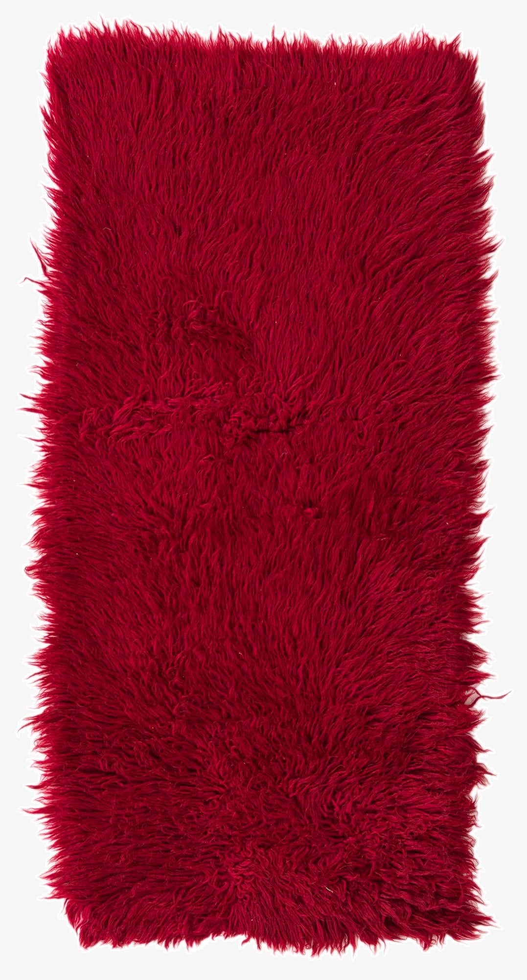  2' x 4' 2  Hand Knotted Moroccan Wool Runner Rug