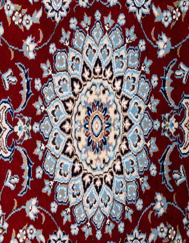 Detail image of  2' 8 x 12' 7  Hand Knotted Nain Persian Runner Rug