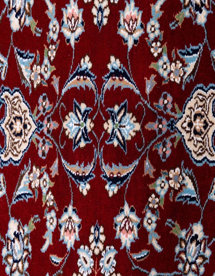 Detail image of  2' 8 x 12' 7  Hand Knotted Nain Persian Runner Rug