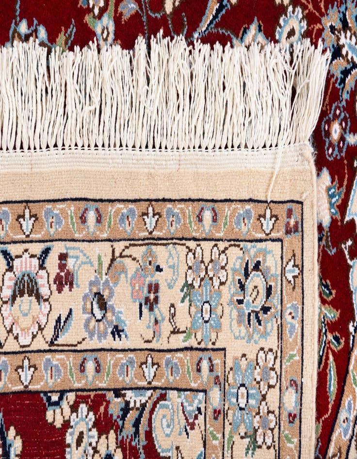 Detail image of  2' 8 x 12' 7  Hand Knotted Nain Persian Runner Rug