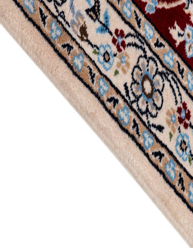 Detail image of  3' 4 x 11' 2  Hand Knotted Nain Persian Runner Rug