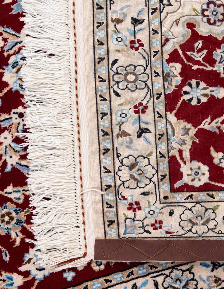 Detail image of  3' 4 x 11' 2  Hand Knotted Nain Persian Runner Rug