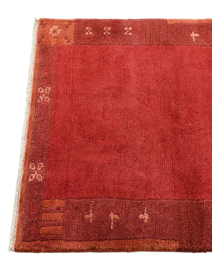 Detail image of  2' 3 x 4' 7  Hand Knotted Nepal Wool Runner Rug