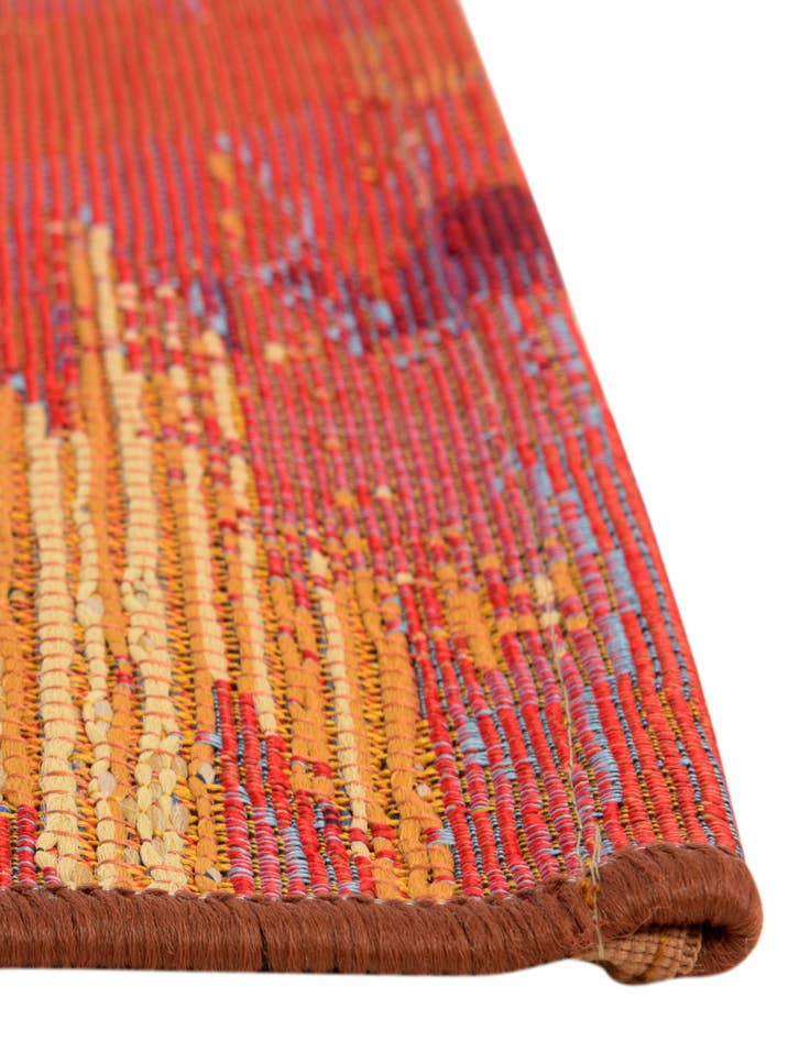 Detail image of  2' x 6'  Washable Modern Indoor / Outdoor Runner Rug