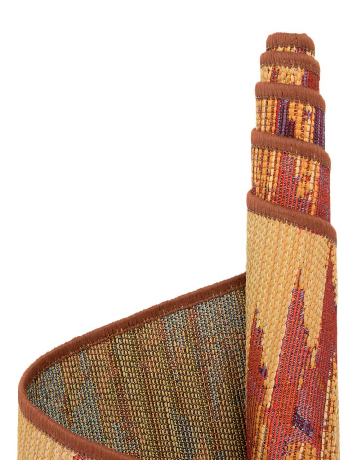 Detail image of  2' x 6'  Washable Modern Indoor / Outdoor Runner Rug