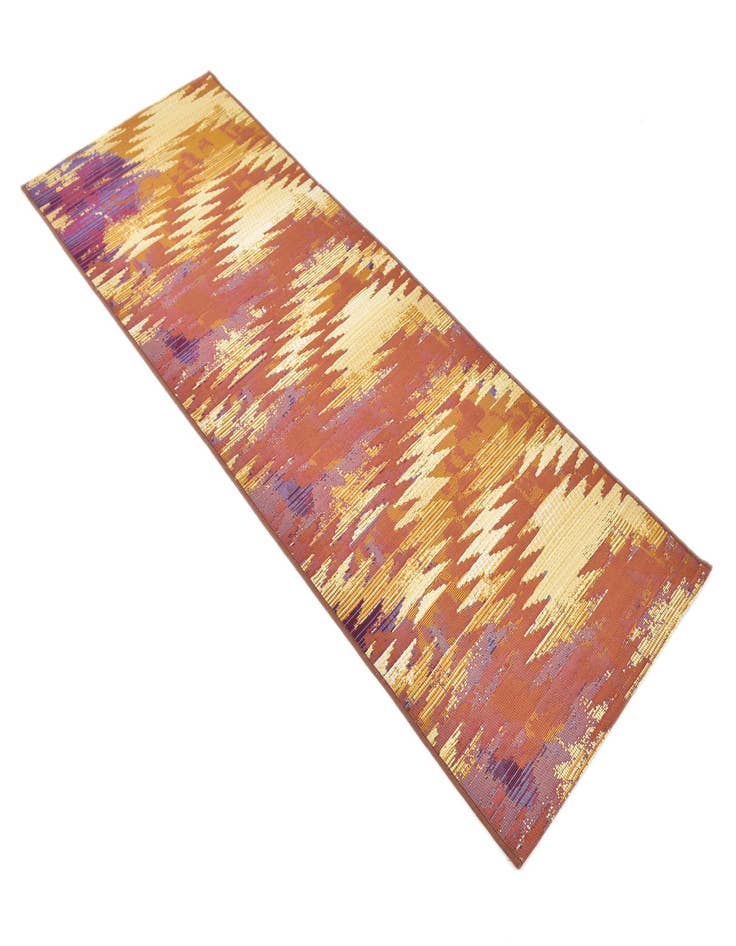 Detail image of  2' x 6'  Washable Modern Indoor / Outdoor Runner Rug