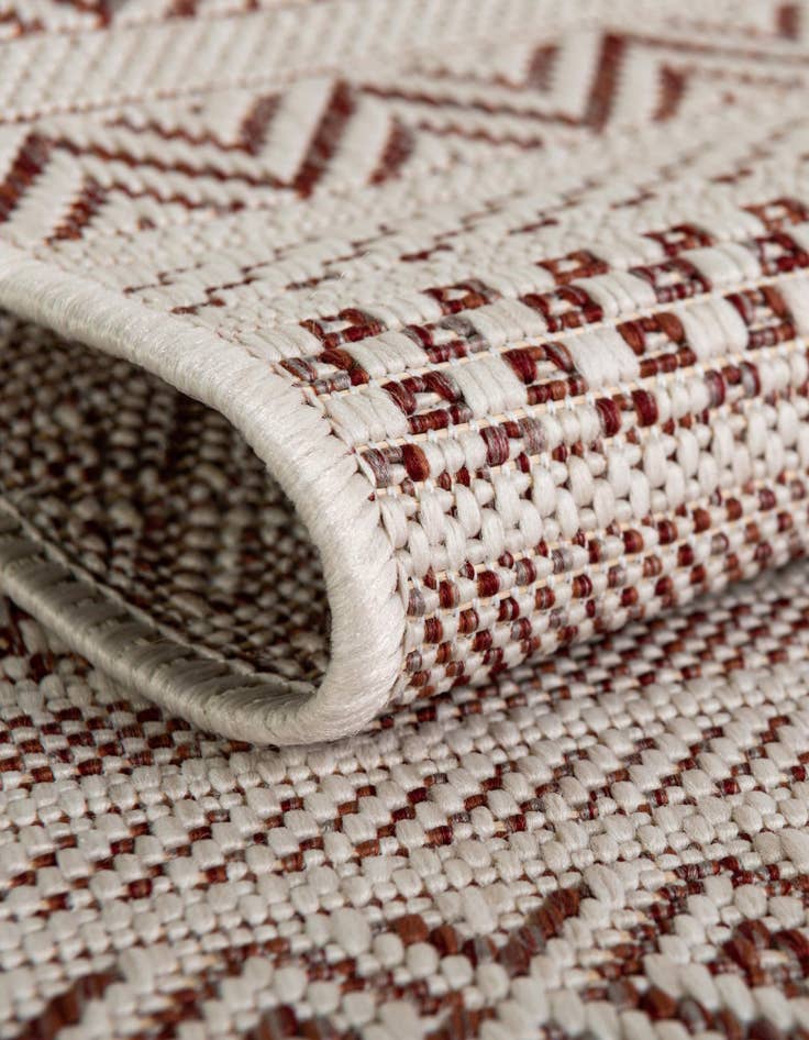 Detail image of  2' 7 x 12'  Washable Ribbon Indoor / Outdoor Runner Rug