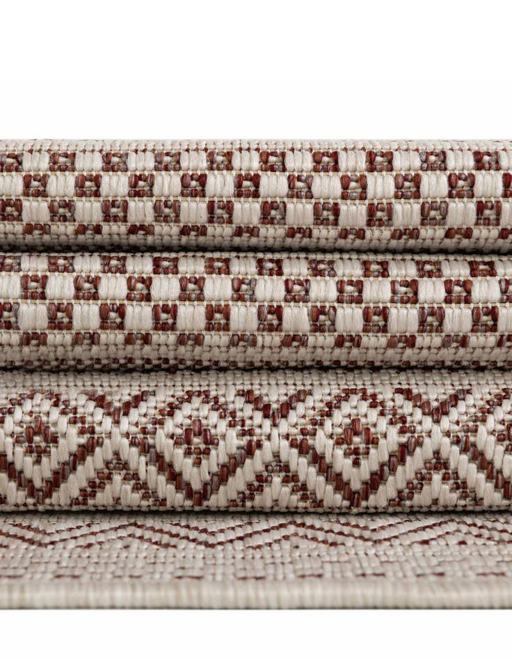 Detail image of  2' 7 x 12'  Washable Ribbon Indoor / Outdoor Runner Rug