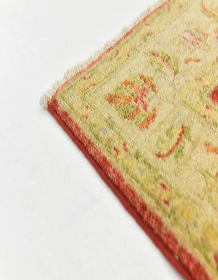 Detail image of  2' 4 x 10' 3  Hand Knotted Peshawar Ziegler Runner Rug