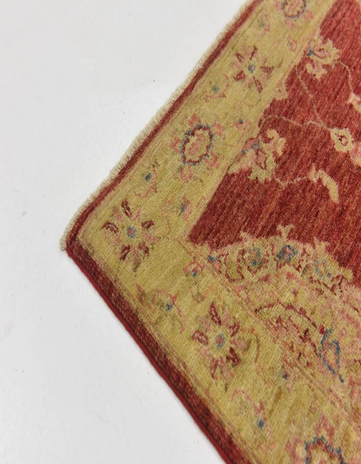 Detail image of  2' 8 x 9' 10  Hand Knotted Peshawar Ziegler Runner Rug