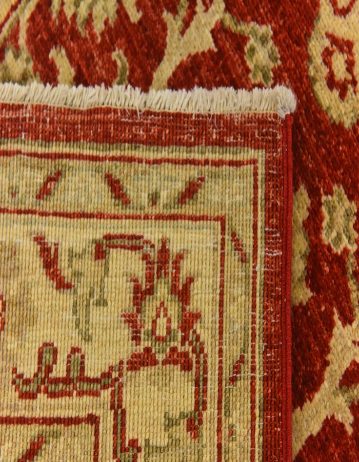 Detail image of  2' 7 x 9' 8  Hand Knotted Peshawar Ziegler Runner Rug
