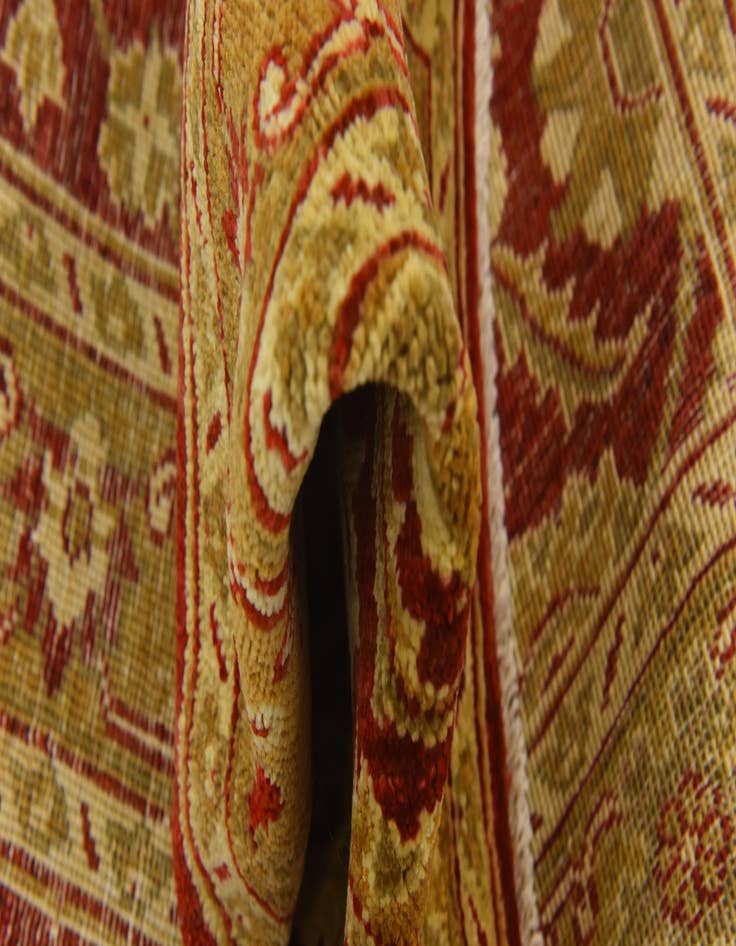 Detail image of  2' 8 x 9' 8  Hand Knotted Peshawar Ziegler Runner Rug