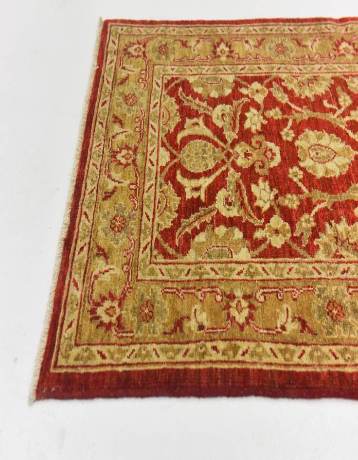 Detail image of  2' 8 x 9' 8  Hand Knotted Peshawar Ziegler Runner Rug