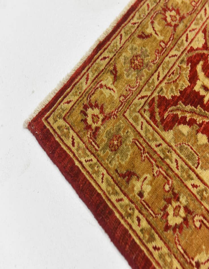 Detail image of  2' 8 x 9' 8  Hand Knotted Peshawar Ziegler Runner Rug