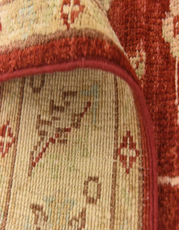 Detail image of  3' x 16' 7  Hand Knotted Peshawar Ziegler Runner Rug
