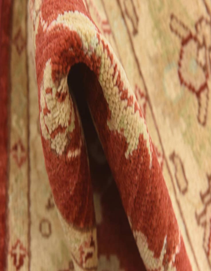 Detail image of  3' x 16' 7  Hand Knotted Peshawar Ziegler Runner Rug