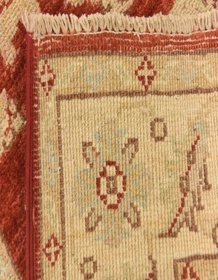 Detail image of  3' x 16' 7  Hand Knotted Peshawar Ziegler Runner Rug