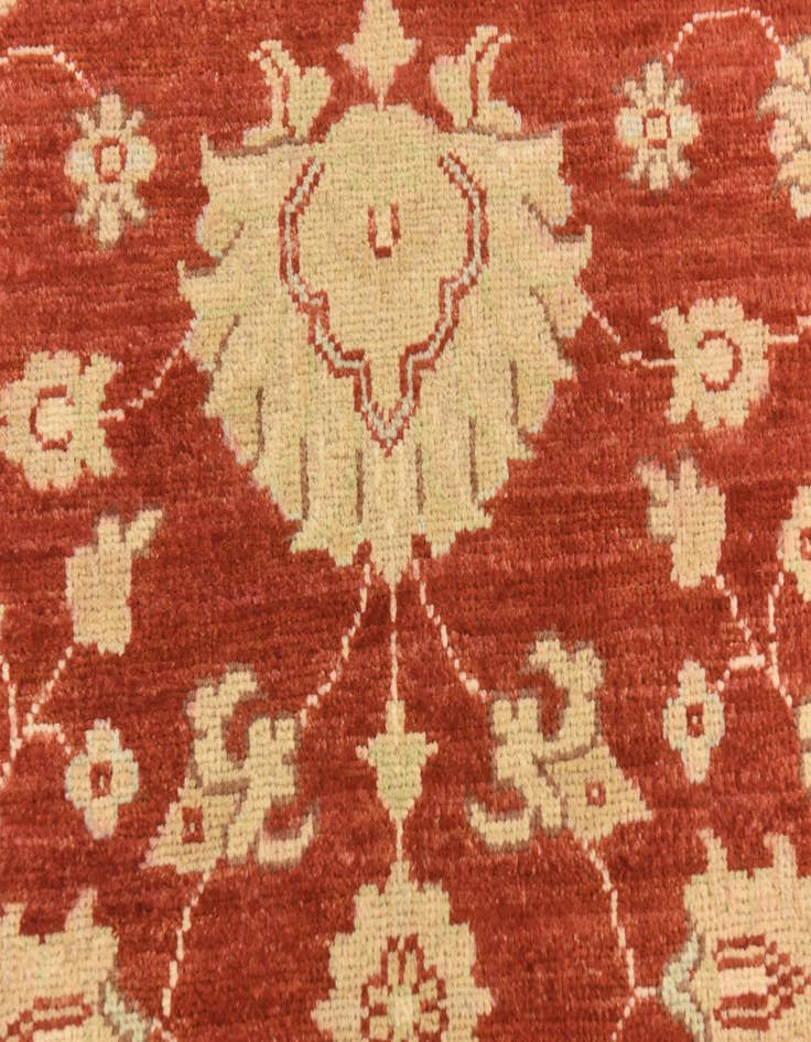 Detail image of  3' x 16' 7  Hand Knotted Peshawar Ziegler Runner Rug
