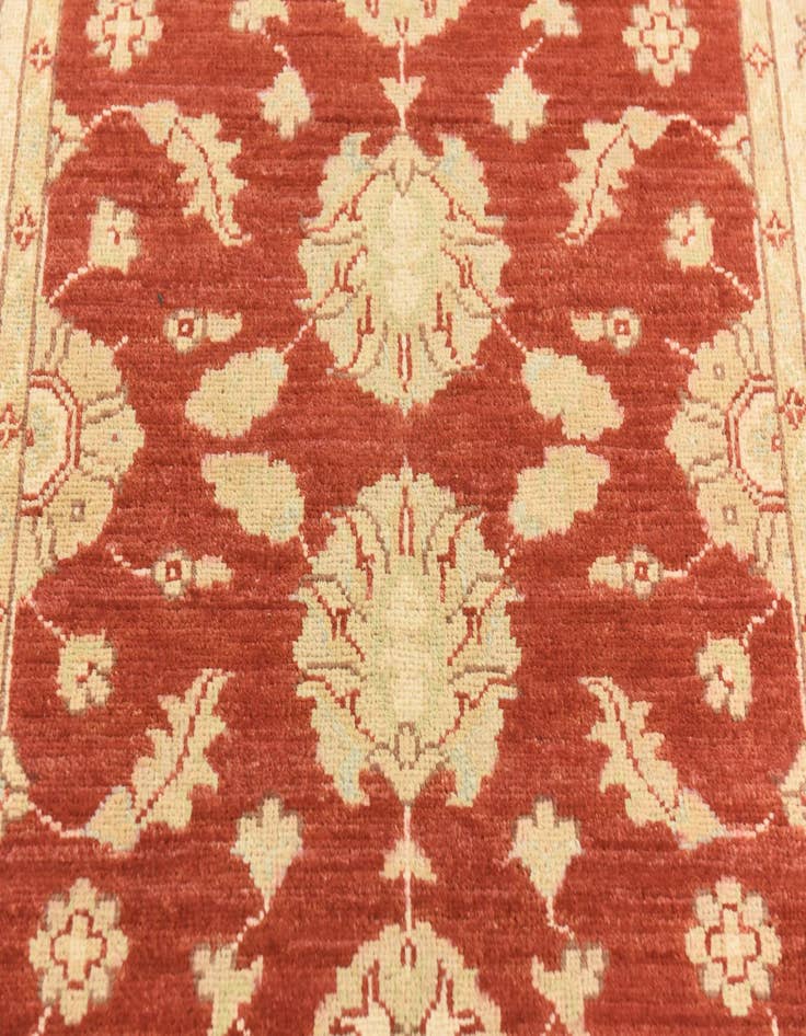 Detail image of  3' x 16' 7  Hand Knotted Peshawar Ziegler Runner Rug