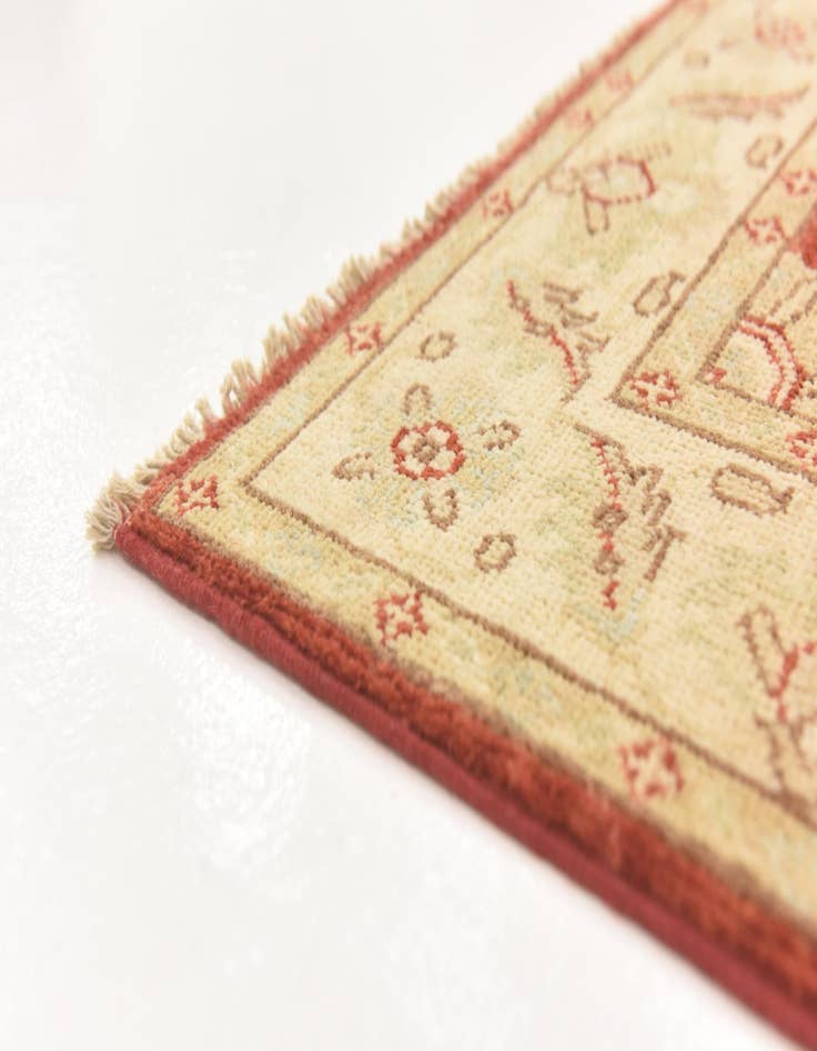 Detail image of  3' x 16' 7  Hand Knotted Peshawar Ziegler Runner Rug